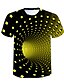 baratos Camisetas Para Meninos-Dia da Criança Para Meninos 3D Gráfico 3D impressão Camisa Camiseta Manga Curta Impressão 3D Verão Esportes Roupa de rua Punk e gótico Poliéster Infantil 3-12 anos Diário