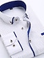 cheap Long Sleeves-Men&#039;s Polka Dot Long Sleeve Dress Shirt
