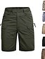 billige Pants-Herre Shorts med lommer Helfarve Camouflage Bukser Afslappet Militærgrøn CP-kamuflering