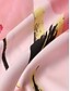 abordables Robes Décontracté-Femme Robe mi-longue Robe Trapèze Vert Gris Rose Claire Manches 3/4 Ruché Imprimer Floral Col Ras du Cou L&#039;autume Printemps Elégant Décontractée Classique 2022 S M L XL XXL 3XL / Ample