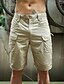 preiswerte Pants-Herren Cargo Shorts Kurze Hosen Feste Farbe Tarnfarben Hose Casual Armeegrün CP-Tarnung