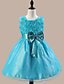 cheap Girls&#039; Dresses-Kids Toddler Little Dress Girls&#039; Solid Colored Party Tulle Dress Bow White Blue Purple Above Knee Lace Tulle Sleeveless Sweet Dresses Spring Summer Regular Fit 1-5 Years