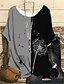abordables Best Selling Plus Size-Mujer Talla Grande Floral Vestido de cambio Estampado Escote Redondo Media Manga Casual Primavera Verano Casual Diario Mini vestido corto Vestido