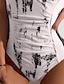 cheap One-Pieces-Sexy One Piece Monokini for Women Tie Dye White