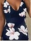 cheap Mini Dresses-Women&#039;s Strap Dress Short Mini Dress Gray Navy Blue Sleeveless Floral Summer Elegant Slim 2021 S M L XL