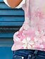 cheap Shoes &amp; Accessories-Women&#039;s Blouse T shirt Print Daily Flower / Floral T-shirt Sleeve Off Shoulder Summer Standard White