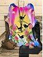 abordables Best Selling Plus Size-Mujer Blusa Floral Animal Casual Festivos Fin de semana Flor Manga Corta Blusa Henley Shirt Camisa Escote Redondo Estampado Casual Ropa de calle Verde Trébol Blanco Rosa S / Impresión 3D