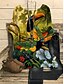 baratos Best Selling Plus Size-Mulheres Blusa Floral Animal Casual Feriado Final de semana Tema Flores Manga Curta Blusa Camisa Henley Camisa Social Decote Redondo Imprimir Casual Roupa de rua Verde Branco Rosa S / Impressão 3D