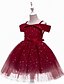 cheap Girls&#039; Dresses-Kids Little Dress Girls&#039; Striped Pleated Bow Blue Pink Knee-length Sleeveless Vintage Dresses Regular Fit