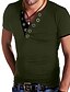 billige T-shirts og tanktops til mænd-Herre T-shirt Skjorte V-hals Grafisk Vanlig Plusstørrelser Tøj Muskel
