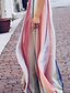 cheap Boho Dresses-Women&#039;s Maxi long Dress Swing Dress Rainbow Sleeveless Backless Print Rainbow Print Halter Neck Summer Hot Casual Boho 2022 Loose S M L XL