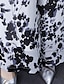 abordables Jumpsuits &amp; Rompers-Combinaison-pantalon Femme Imprimer Recouvrir Imprimer Elégant Col Ras du Cou Ample Soirée Vacances Manches Courtes Standard Blanche S L&#039;autume
