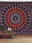 baratos Tapeçarias de parede-mandala boêmio parede tapeçaria arte decoração cobertor cortina pendurada casa quarto sala de estar decoração dormitório boho hippie psicodélico flor floral lótus indiano