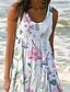 cheap Casual Dresses-Spring Summer Women&#039;s Floral Midi Sundress