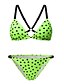 economico Bikini-Per donna Costumi da bagno Bikini Costume da bagno Leopardo Taglia piccola Verde Rosa Costumi da bagno Di tendenza Sensuale