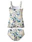 cheap Tankini-Women&#039;s Swimwear 2 Piece Normal Swimsuit Floral Print Strap Vacation Sexy Bathing Suits