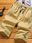 cheap Shorts-Men&#039;s Solid Colored Cotton Board Shorts