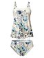cheap Tankini-Women&#039;s Swimwear 2 Piece Normal Swimsuit Floral Print Strap Vacation Sexy Bathing Suits
