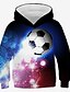 cheap Boys&#039; Hoodies &amp; Sweatshirts-Boys 3D Football Hoodie Long Sleeve 3D Print Spring Fall Winter Active Streetwear Polyester Kids 3-12 Years Outdoor Daily