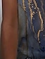 preiswerte Meistverkaufte Oberteile-Damen T Shirt Gestreift Graphic Geometrisch Casual Täglich Ausgehen Abstrakt Geometrisch Kurzarm T Shirt Rundhalsausschnitt Bedruckt Vintage Grün Weiß Blau S / 3D-Druck