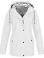 cheap Coats &amp; Trench Coats-Women&#039;s Rain Jacket Fall Waterproof Outdoor Hiking Coat Zipper Windproof Hoodie Jacket Winter  Warm