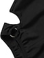 cheap One-Pieces-Women&#039;s Swimwear One Piece Swimsuit Black Plus Size Swimwear Bathing Suits