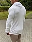 preiswerte T-Shirts-Herren T Shirt Muskelshirt Geripptes Strick-T-Shirt langarmshirt Glatt Mit Kapuze Outdoor Täglich Langarm Bekleidung Modisch Strassenmode Cool