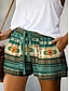 cheap Shorts-Boho Ethnic Mid Waist Women&#039;s Shorts in Various Colors
