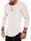 abordables Men&#039;s-camiseta de hombre pit strip color sólido dobladillo de arco camiseta de fondo cuello redondo camiseta de hombre
