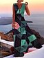 cheap Maxi Dresses-Sleeveless Floral Swing Maxi Dress for Women