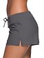 cheap Pants-Women&#039;s Casual Casual / Sporty Elastic Drawstring Design Shorts Short Pants Micro-elastic Leisure Sports Weekend Plain Stripe Mid Waist Comfort Sports Green Blue Black Gray Purple S M L XL XXL