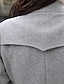 cheap Coats &amp; Trench Coats-Women&#039;s Winter Coat Belted Overcoat Single Breasted Lapel Pea Coat Long Coat Thermal Warm Windproof Trench Coat with Pockets Elegant Slim Fit Lady Jacket Fall Outerwear  Blue