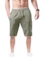 cheap Shorts-Men&#039;s Casual Daily Linen Cotton Blend Shorts
