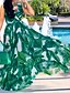 cheap Plus Size Dresses-Women&#039;s Plus Size Curve Holiday Dress Swing Dress Sundress Print Maxi long Dress Sleeveless Print V Neck Casual Daily Green Summer Spring L XL XXL 3XL 4XL