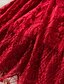abordables Jupes pour Bébés-Robe Fille Enfants Robe en Tulle Petit Couleur Pleine Dentelle Noeud Mariage du quotidien Dorée Rouge Blanche Au dessus du genou Dentelle Manches 3/4 Rétro Vintage Elégant Princesse Robes Printemps