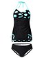cheap Tankini-Women&#039;s Swimwear Tankini 2 Piece Normal Swimsuit Polka Dot High Waisted Black V Wire Padded Bathing Suits Vacation Sexy Sports / Strap / New / Strap