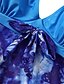 abordables Tankini-Mujer Bañadores Tankini 2 piezas Vestido de Baño Talla Grande Traje de baño Cabestro 2 Piezas Traje de baño modesto Relleno Espalda Abierta Floral Estampado Escote en V Vacaciones Ropa de playa