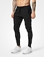 cheap Running &amp; Jogging Clothing-Men&#039;s Athleisure Sweatpants Joggers Track Pants Bottoms Cotton Side Pockets Drawstring Fitness Gym Workout Performance Running Training Winter Normal Breathable Quick Dry Soft Sport Solid Colored