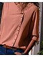 cheap Tops &amp; Blouses-Women&#039;s Basic Weekend Shirt Blouse with Long Sleeves