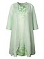 cheap Plus Size Dresses-Plus Size Women&#039;s Floral Printed Casual Dress