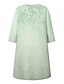 cheap Plus Size Dresses-Plus Size Women&#039;s Floral Printed Casual Dress