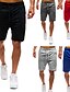baratos Men&#039;s-Calções casuais de verão masculinos calças de cinco pontos calças esportivas cor sólida praia