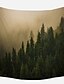 preiswerte Wandteppiche-Mistry Wald Wandteppich magische Natur grüne Baum Wandteppich Regenwald Landschaft Wandteppich Wandbehang böhmischen psychedelischen Wandteppich für Schlafzimmer Wohnzimmer Wohnheim
