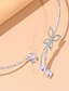 preiswerte Modische Halsketten-Frauen Halskette Mode Schmetterlingsanhänger