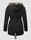 cheap Down&amp; Parkas-Women&#039;s Casual Long Sleeve Thermal Parka Jacket