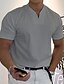 cheap Short Sleeve-Men's Casual V Neck Plain Sports T shirt