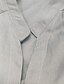 billige Super Sale-Dame Skjorte Bluse Tunika Vanlig Ensfarvet Hvid Blå Langærmet Solid Basale Klassisk Afslappet Daglig V-hals Regulær Forår Efterår