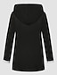 cheap Sherpa Jackets-Women&#039;s Preppy Style Regular Fit Hoodie Jacket
