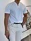 cheap Short Sleeve-Men's Casual V Neck Plain Sports T shirt