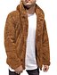 cheap Best Sellers-Men&#039;s Winter Jacket Winter Coat Fleece Jacket Daily Wear Autumn / Fall Cotton Black Navy Blue Brown Green Apricot Jacket